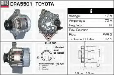 Генератор Remanufactured REMY (Light Duty) DELCO REMY купить