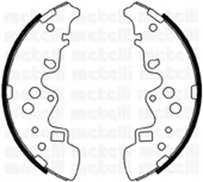 Комплект тормозных колодок METELLI купить