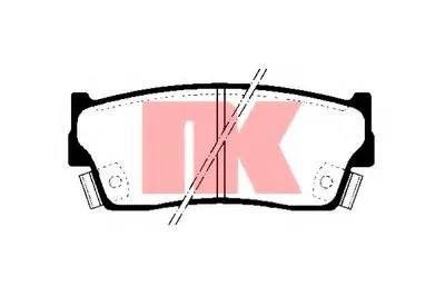 Комплект тормозных колодок, дисковый тормоз NK купить
