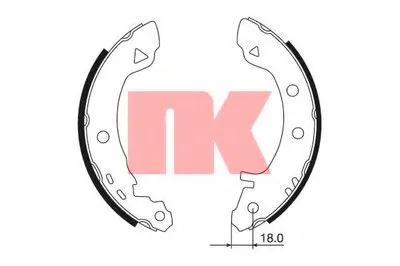 Комплект тормозных колодок NK купить