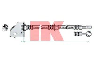 Тормозной шланг NK купить