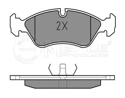 Комплект тормозных колодок, дисковый тормоз MEYLE купить