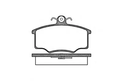 Комплект тормозных колодок, дисковый тормоз REMSA купить