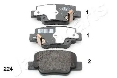 Комплект тормозных колодок, дисковый тормоз JAPANPARTS купить