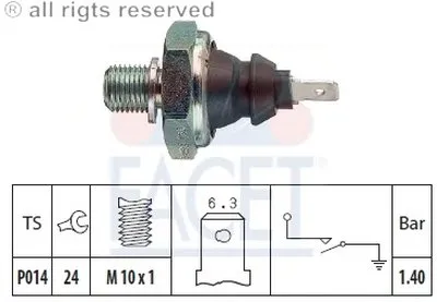 Выключатель с гидропроводом FACET купить