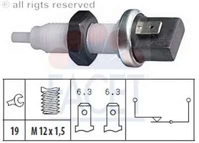 Выключатель фонаря сигнала торможения FACET купить