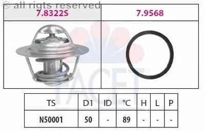 Термостат, охлаждающая жидкость FACET купить