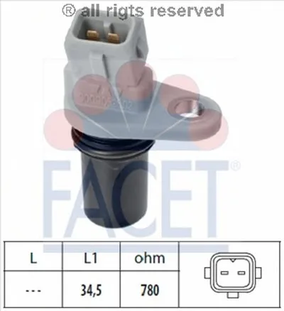 Датчик частоты вращения, управление двигателем FACET купить