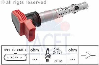 Катушка зажигания FACET купить