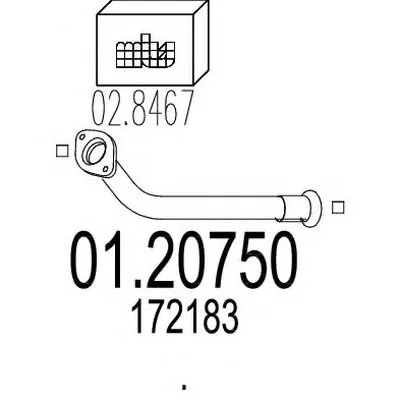 Труба выхлопного газа MTS купить