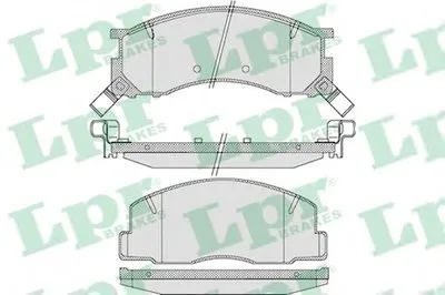 Комплект тормозных колодок, дисковый тормоз LPR купить