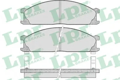 Комплект тормозных колодок, дисковый тормоз LPR купить