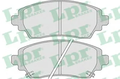 Комплект тормозных колодок, дисковый тормоз LPR купить