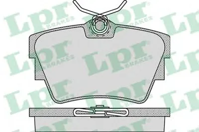 Комплект тормозных колодок, дисковый тормоз LPR купить