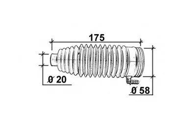 Пыльник, рулевое управление OCAP купить