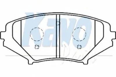 Комплект тормозных колодок, дисковый тормоз MK KASHIYAMA KAVO PARTS купить