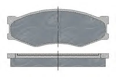 Комплект тормозных колодок, дисковый тормоз SCT Germany купить