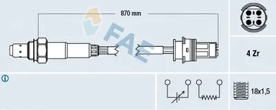 Лямда-зонд FAE купить