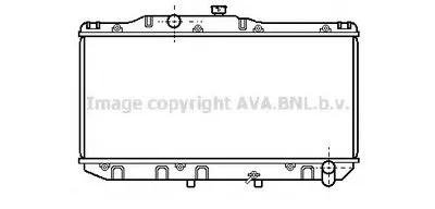 Радиатор, охлаждение двигателя AVA QUALITY COOLING купить