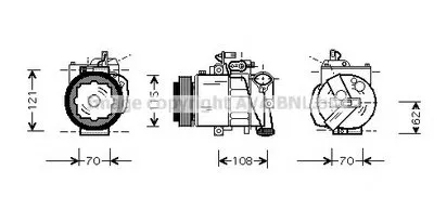 Компрессор, кондиционер AVA QUALITY COOLING купить