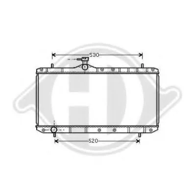 Радиатор, охлаждение двигателя DIEDERICHS купить