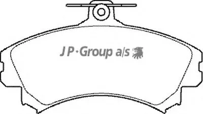 Комплект тормозных колодок, дисковый тормоз QH JP GROUP купить