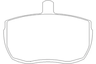 Комплект тормозных колодок, дисковый тормоз DON купить