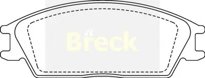 Комплект тормозных колодок, дисковый тормоз BRECK купить
