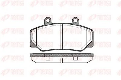 Комплект тормозных колодок, дисковый тормоз KAWE купить
