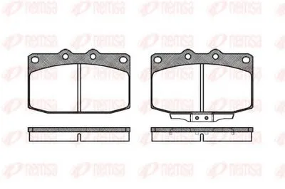 Комплект тормозных колодок, дисковый тормоз KAWE купить