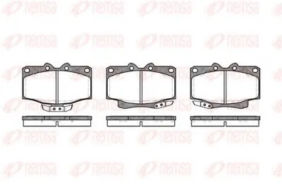 Комплект тормозных колодок, дисковый тормоз KAWE купить