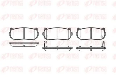 Комплект тормозных колодок, дисковый тормоз KAWE купить