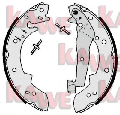 Комплект тормозных колодок KAWE купить