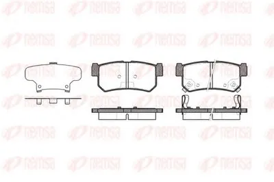 Комплект тормозных колодок, дисковый тормоз KAWE купить