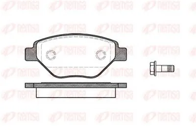 Комплект тормозных колодок, дисковый тормоз KAWE купить