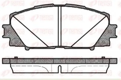 Комплект тормозных колодок, дисковый тормоз KAWE купить