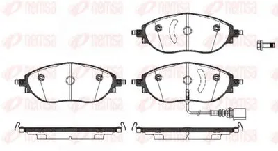 Комплект тормозных колодок, дисковый тормоз KAWE купить