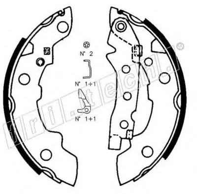Комплект тормозных колодок fri.tech. купить