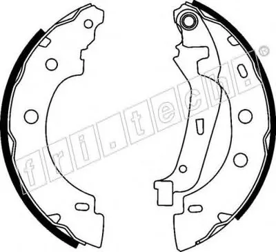 Комплект тормозных колодок REPARATION KIT fri.tech. купить