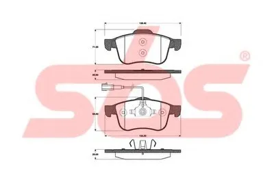 Комплект тормозных колодок, дисковый тормоз sbs купить