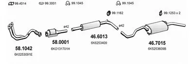 Система выпуска ОГ ASSO купить