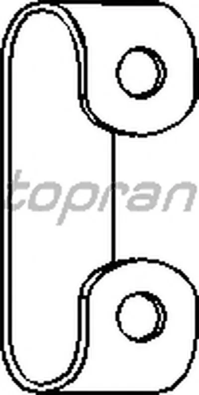 Монтажный комплект, труба выхлопного газа TOPRAN купить