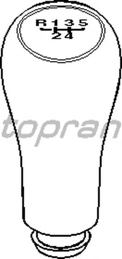 Ручка рычага переключения передач TOPRAN купить