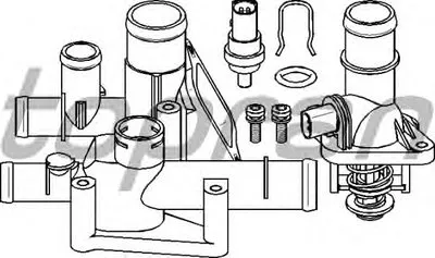 Корпус термостата TOPRAN купить
