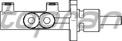 целиндер ручного тормоза TOPRAN купить