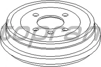 Тормозной барабан TOPRAN купить