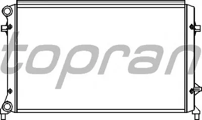 Радиатор, охлаждение двигателя TOPRAN купить