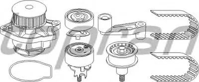 Водяной насос + комплект зубчатого ремня TOPRAN купить