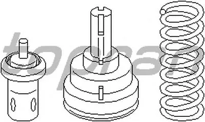 Термостат, охлаждающая жидкость TOPRAN купить