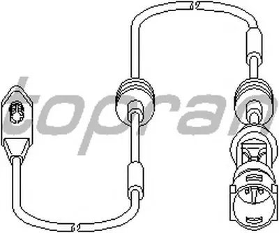 Датчик, износ тормозных колодок TOPRAN купить